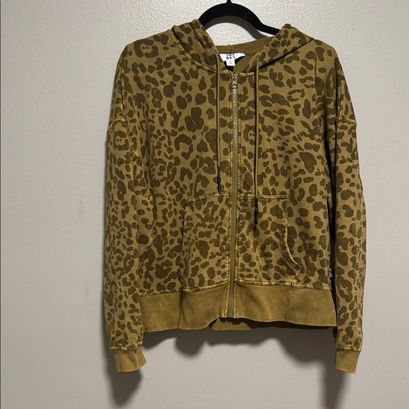 Leopard Print Hoodie joy lab size medium - Picture 1 of 4